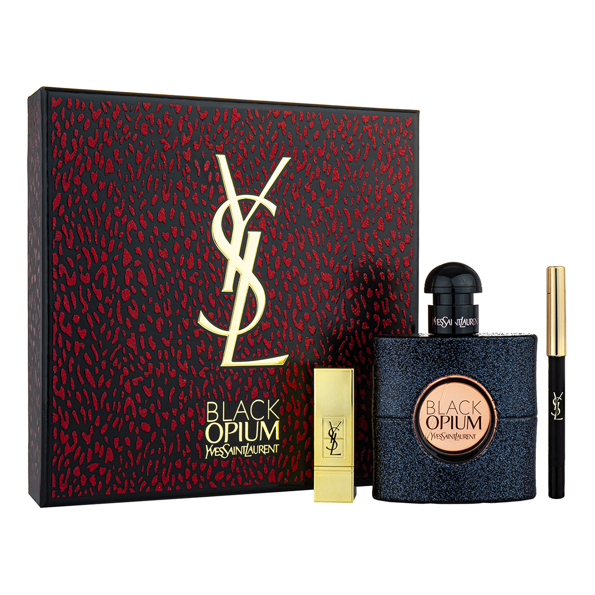 Yves Saint Laurent Black Opium Eau de Parfum 50ml 3 Piece Gift Set