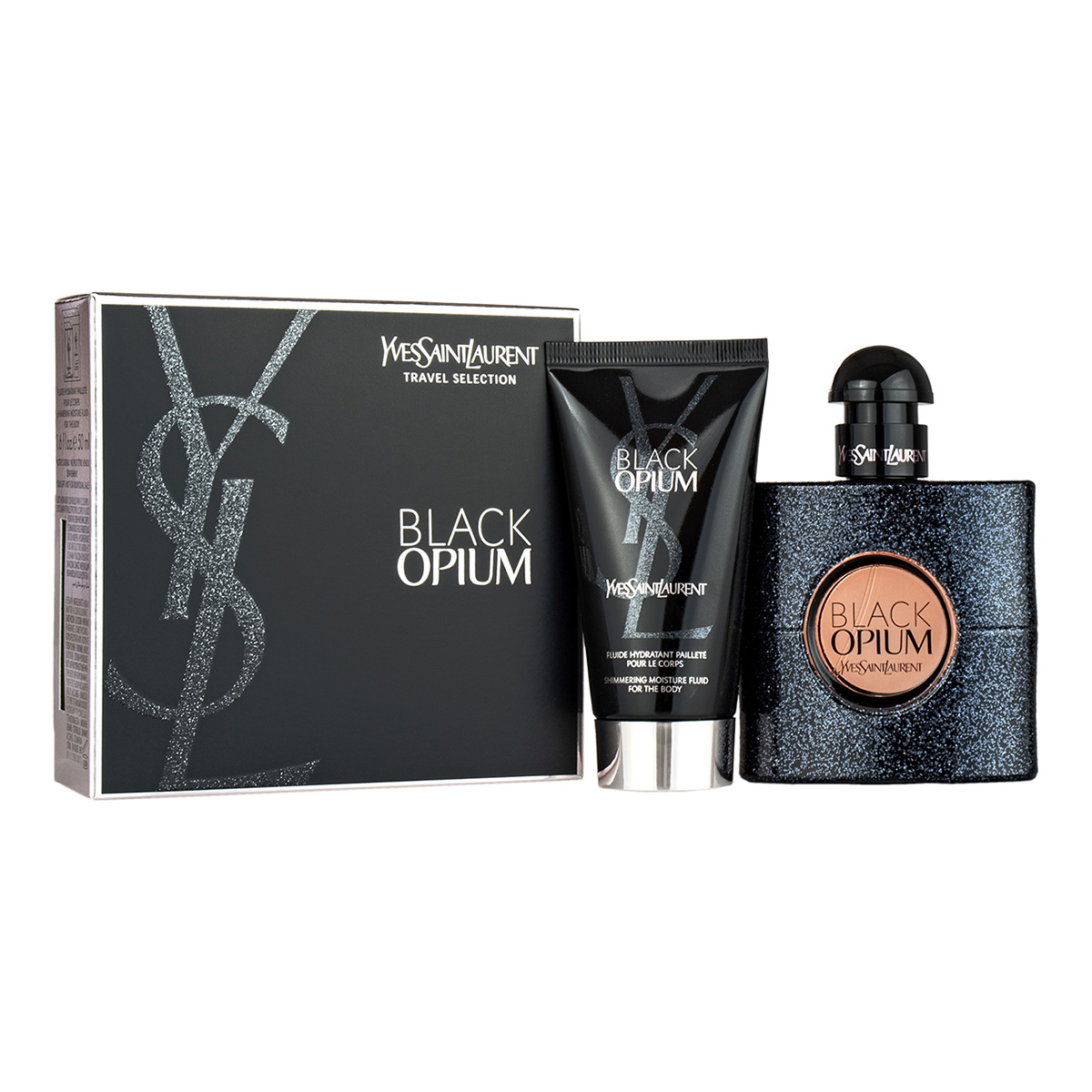 black opiume parfum femme set