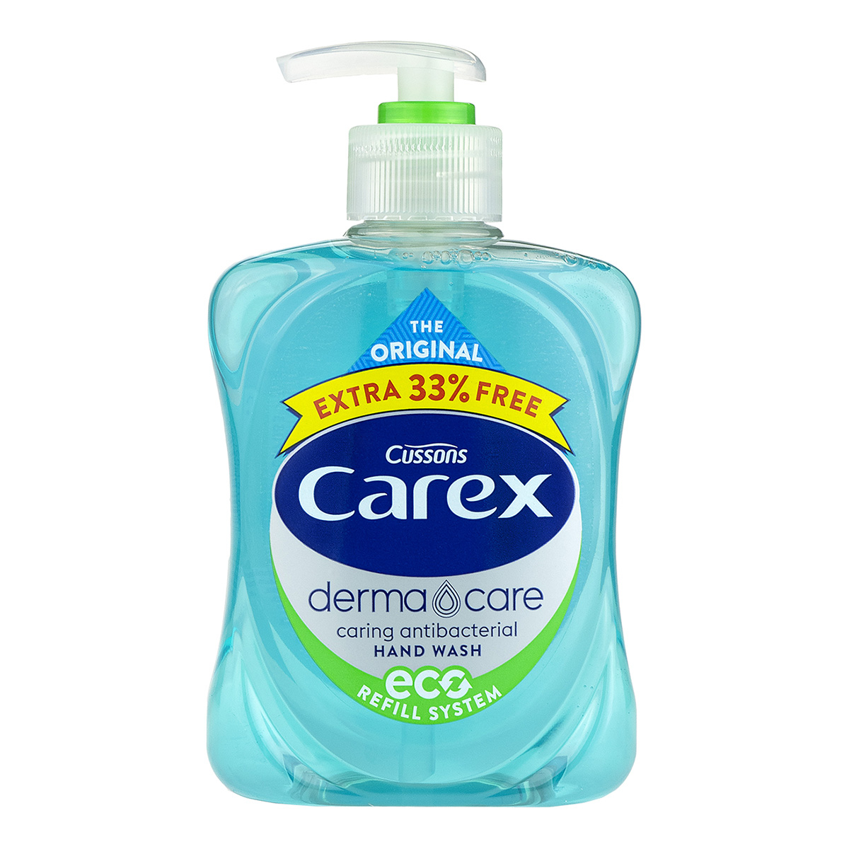Cussons Carex Derma Care Original Antibacterial Hand Wash 333ml 33