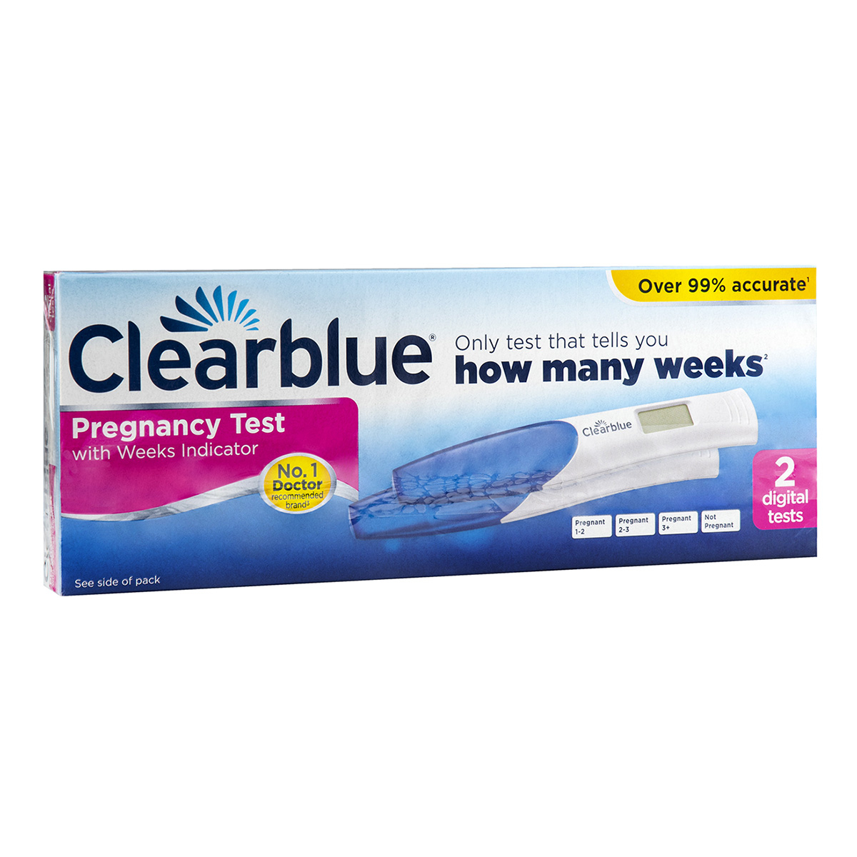 Clearblue Pregnancy Test With Weeks Indicator Digital 2 Tests