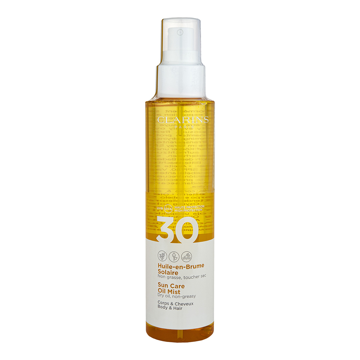 Clarins Sun Care Oil Mist for Body & Hair SPF30 150ml | BeautyBuys Ireland