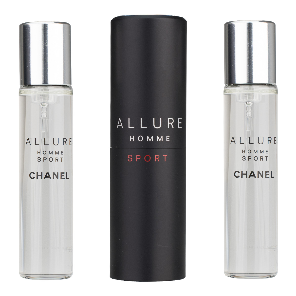 Chanel Allure Homme Sport Eau de Toilette Travel Spray 20ml + 2 X 20ml