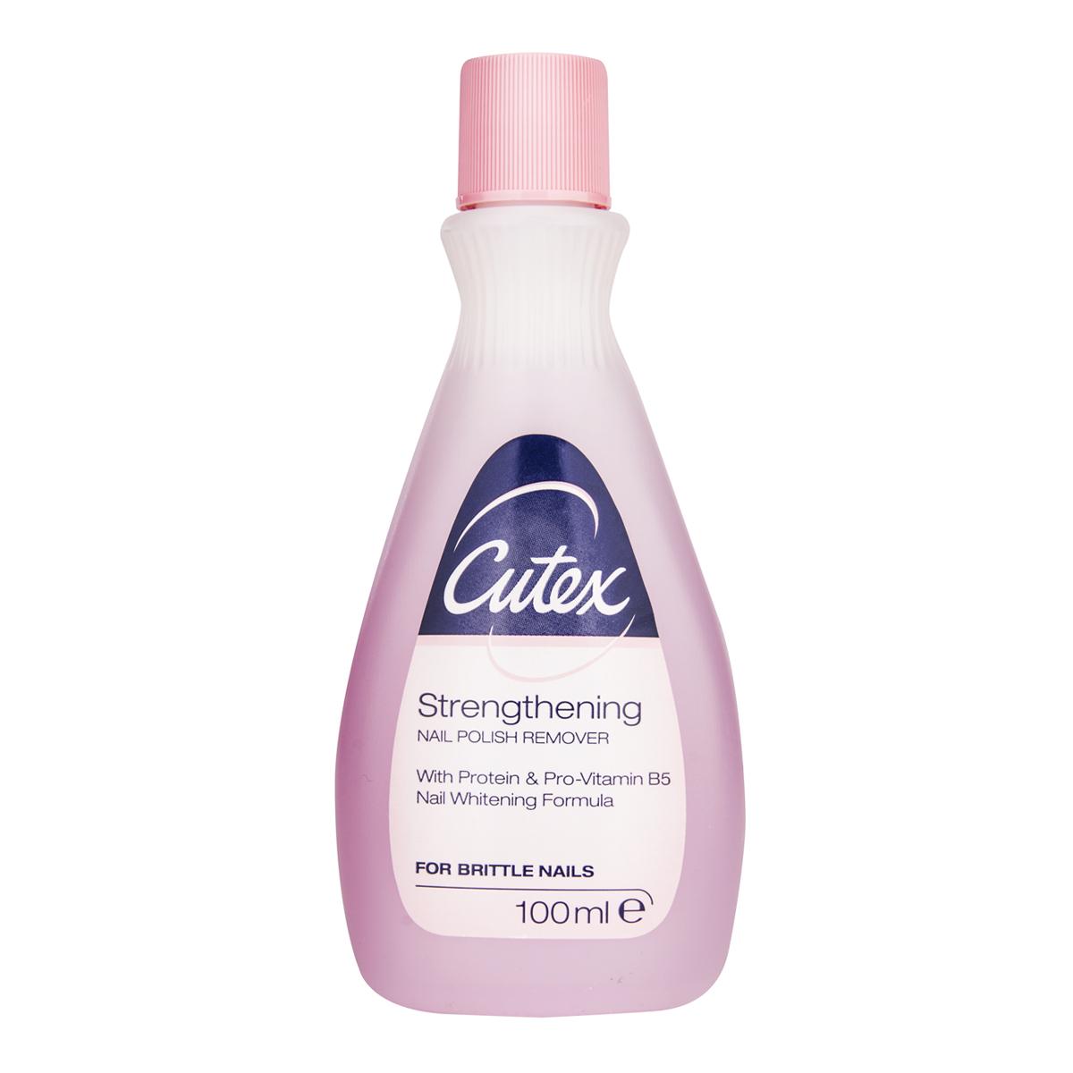 Order for € from Beautybuys Ireland - Cutex Strengthening Nail Polish  Remover is designed for those with brittle nails. The strengthening formula  contains protein and pro-vitamin B5 which nourishes and whitens the