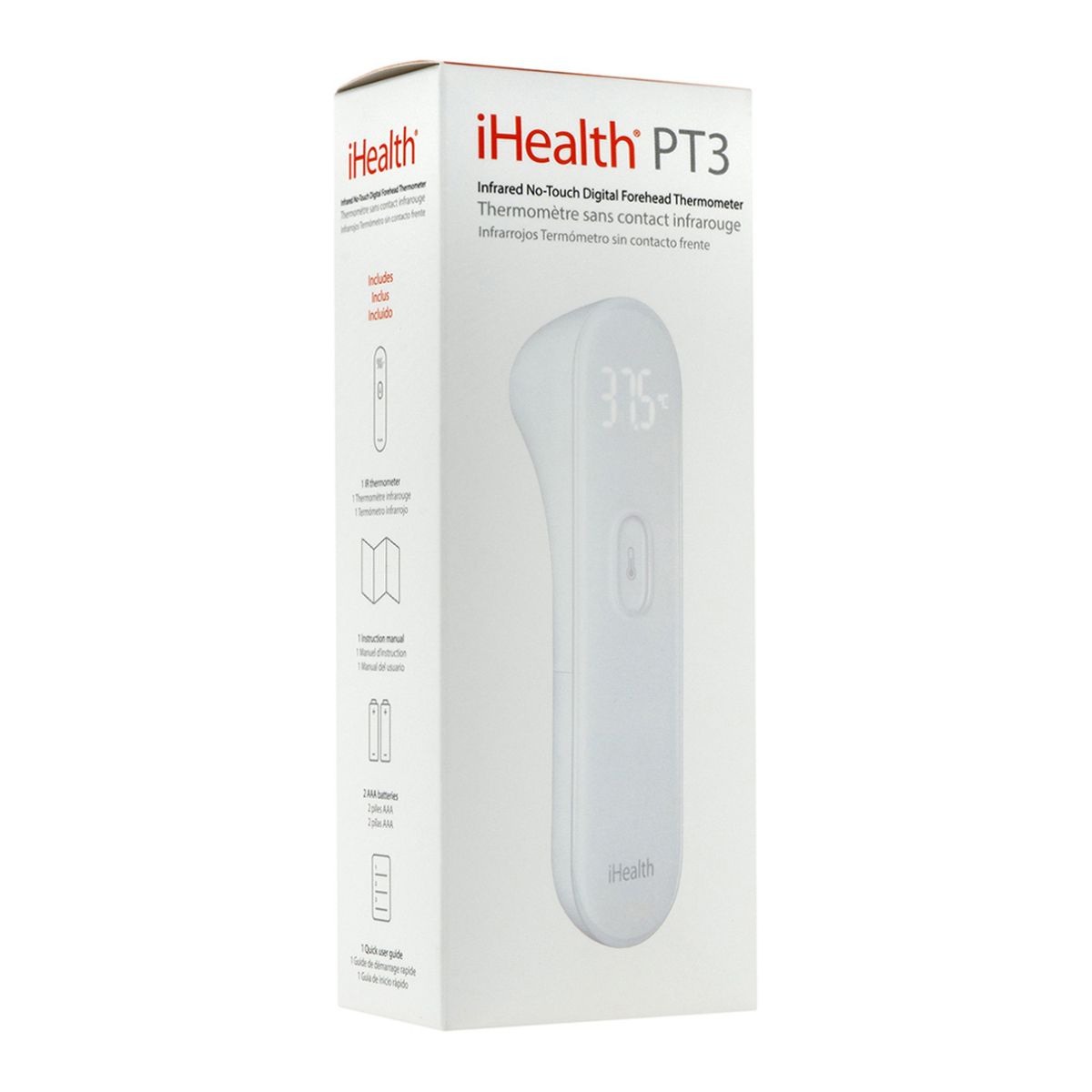 iHealth PT3 Infrared NoTouch Thermometer BeautyBuys Ireland