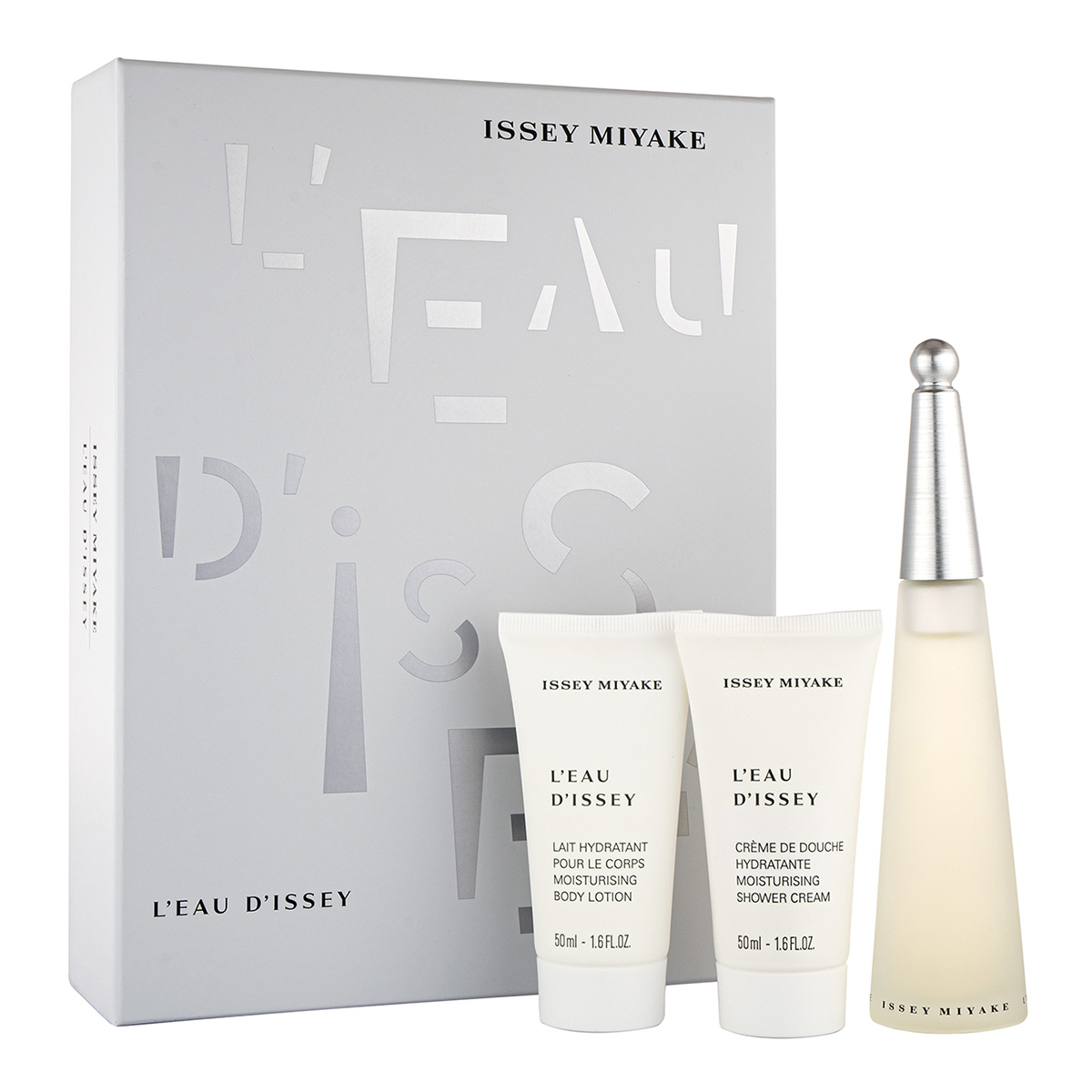 Issey Miyake L'eau D'Issey Eau de Toilette 50ml 3 Piece Gift Set