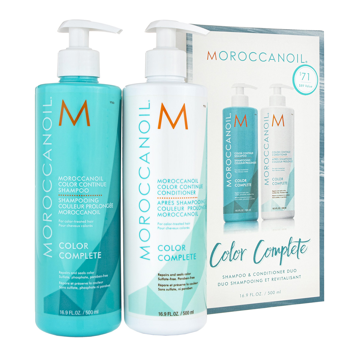 Moroccanoil Color Complete Shampoo & Conditioner 500ml Duo Set