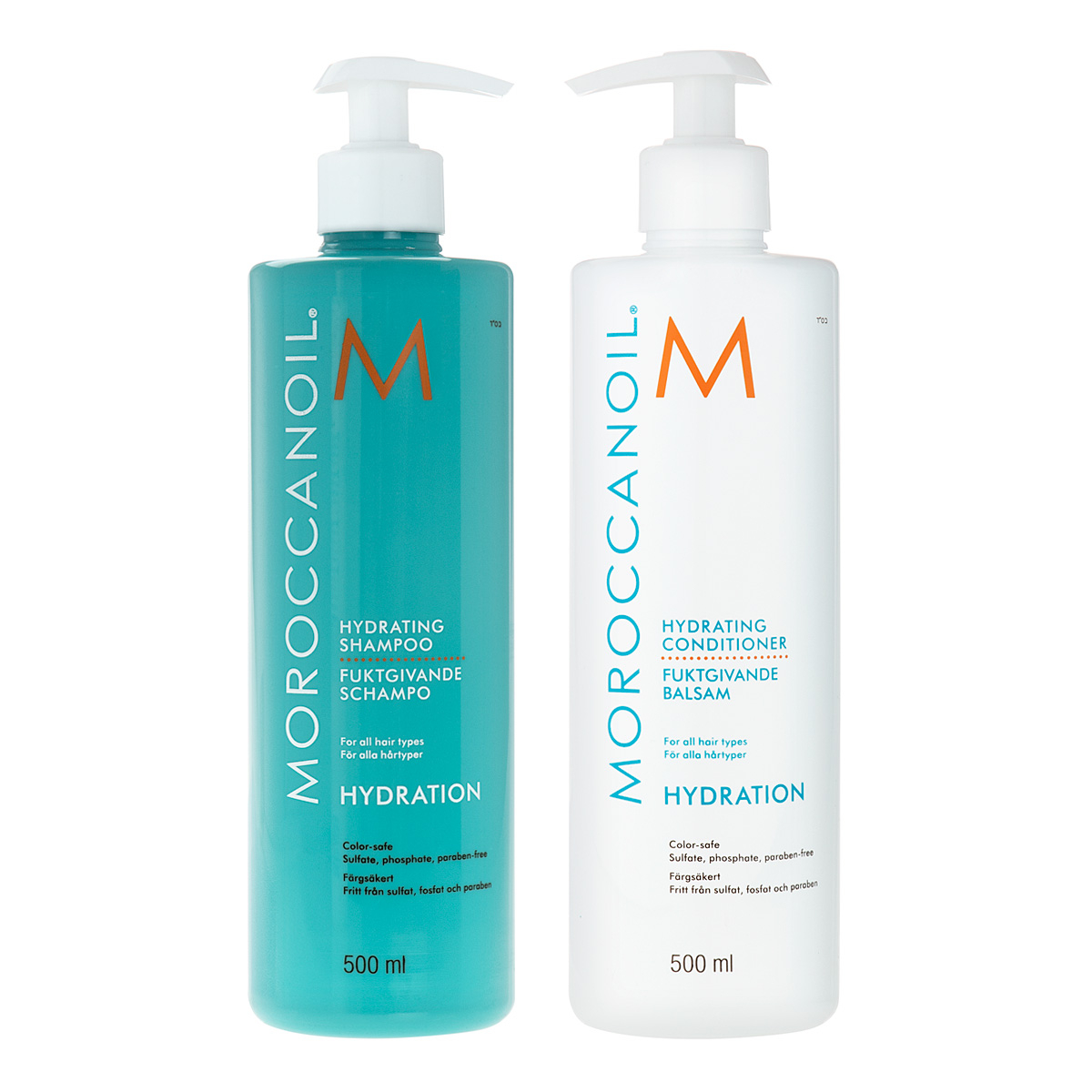 Moroccanoil Duo Set Hydrating Shampoo 500ml & Conditioner 500ml