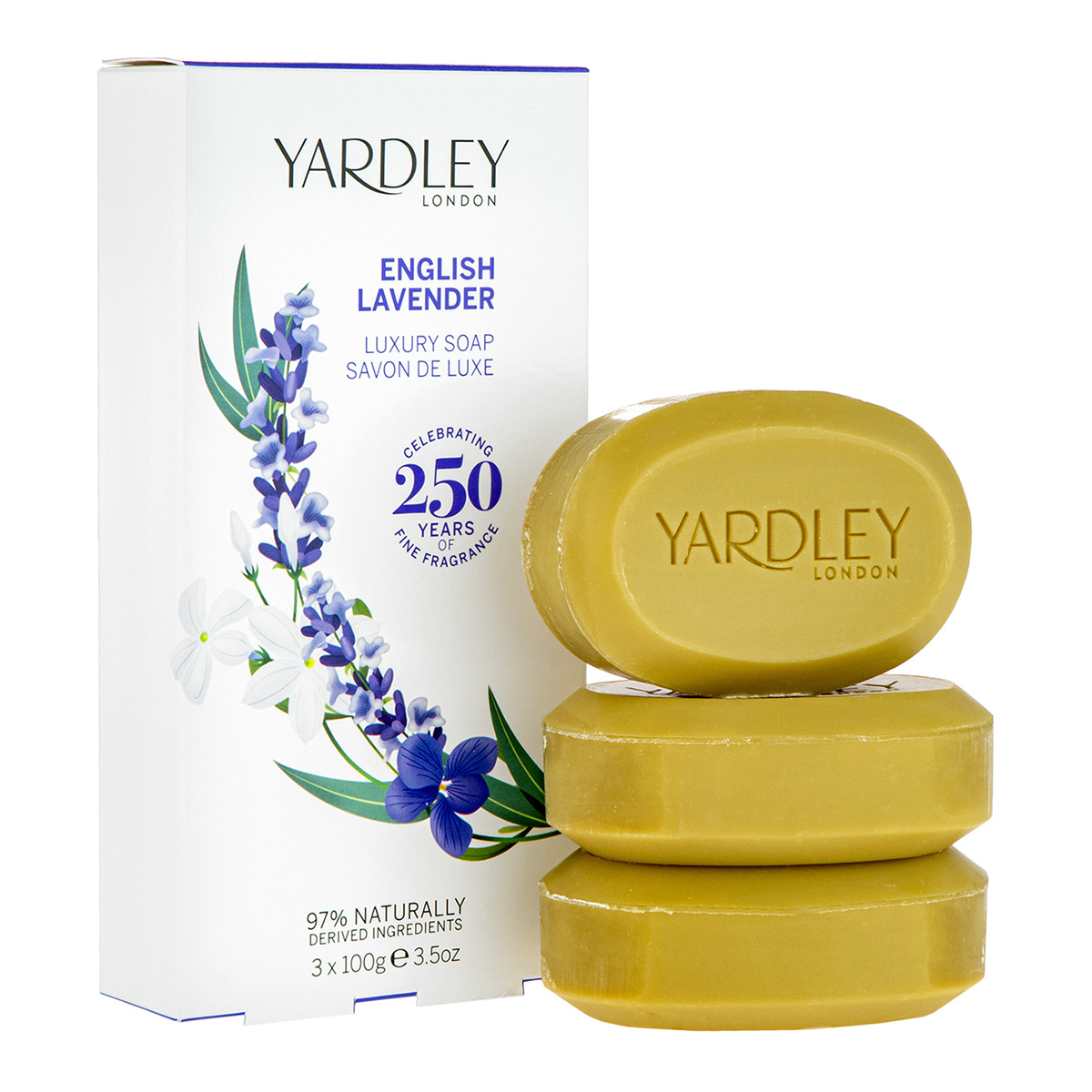 Yardley English Lavender Soap Triple Pack 3 X 100G BeautyBuys Ireland