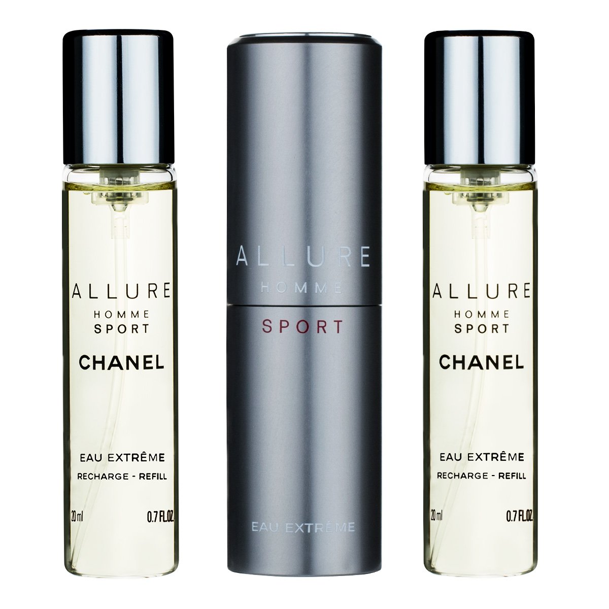 Chanel Allure Homme Sport Extreme Eau de Parfum 20ml Travel Spray 2 x 20ml Refills