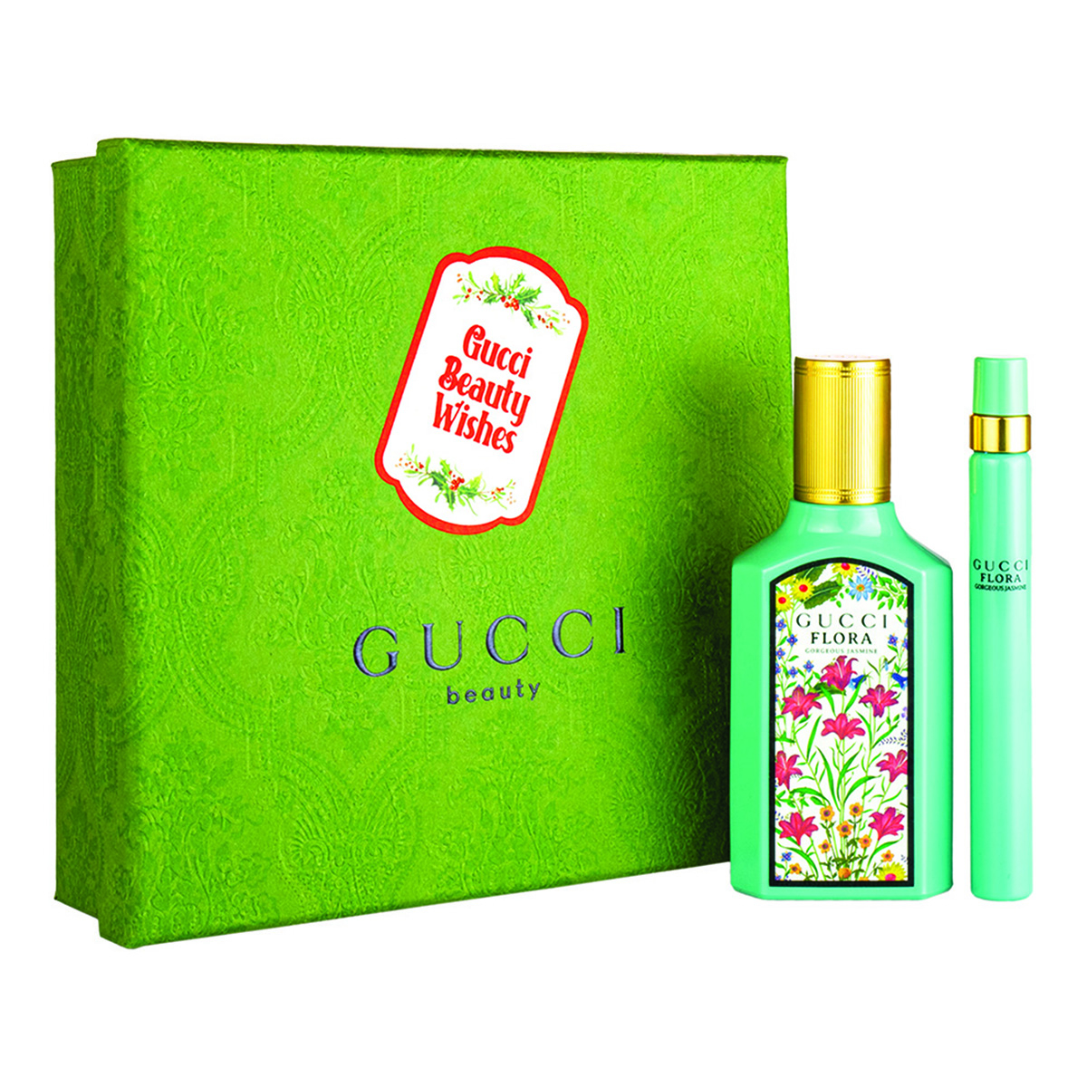 Gucci Flora Jasmine Eau de Parfum 50ml & 10ml Purse Size Gift Set