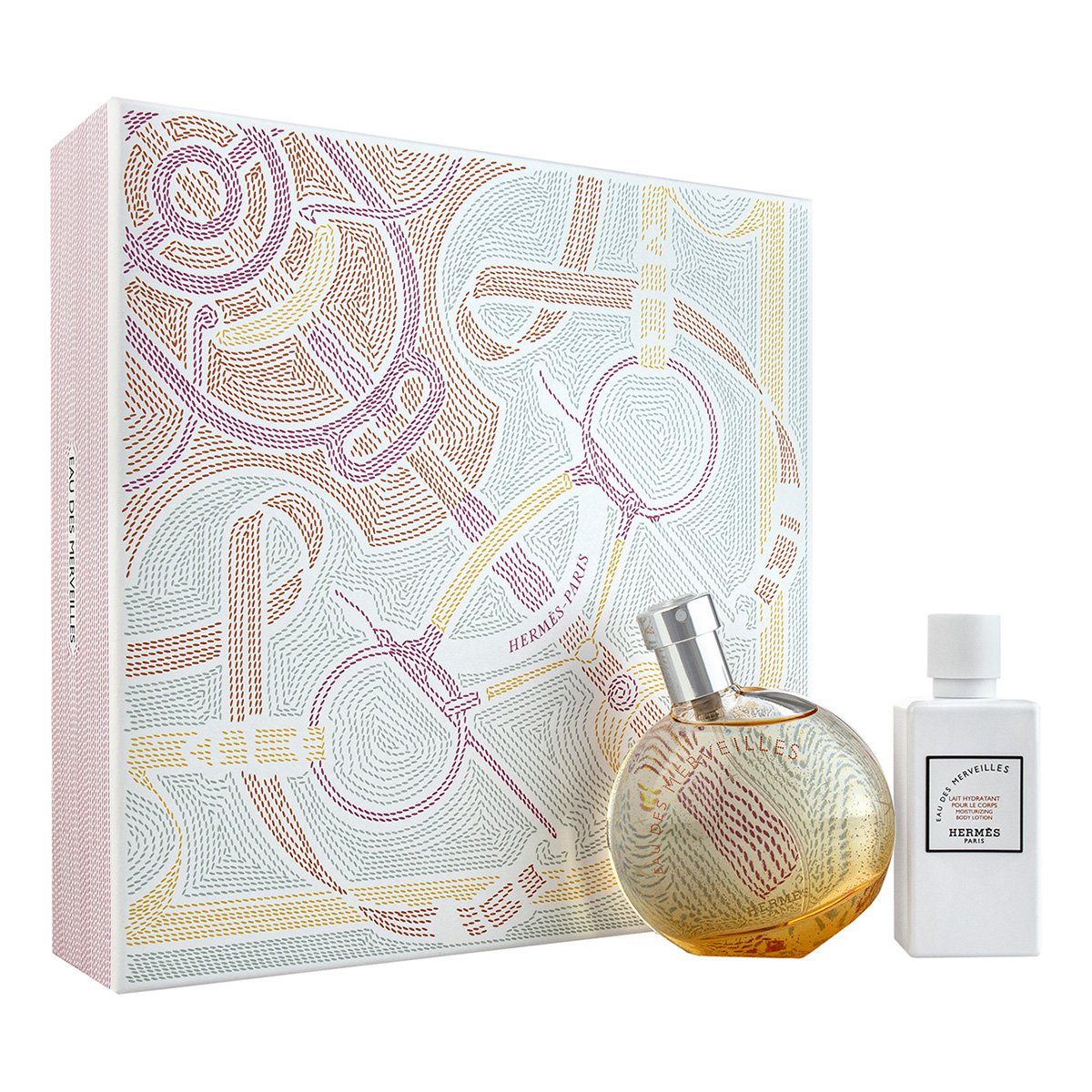 Hermes Eau Des Merveilles Eau de Toilette 50ml Piece Gift Set