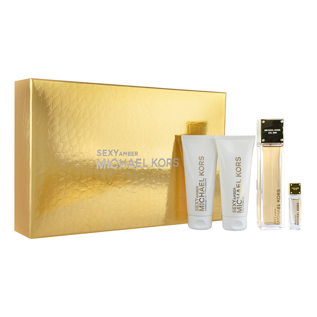 Michael Kors Sexy Amber Eau de Parfum 100ml 4 Piece Gift Set