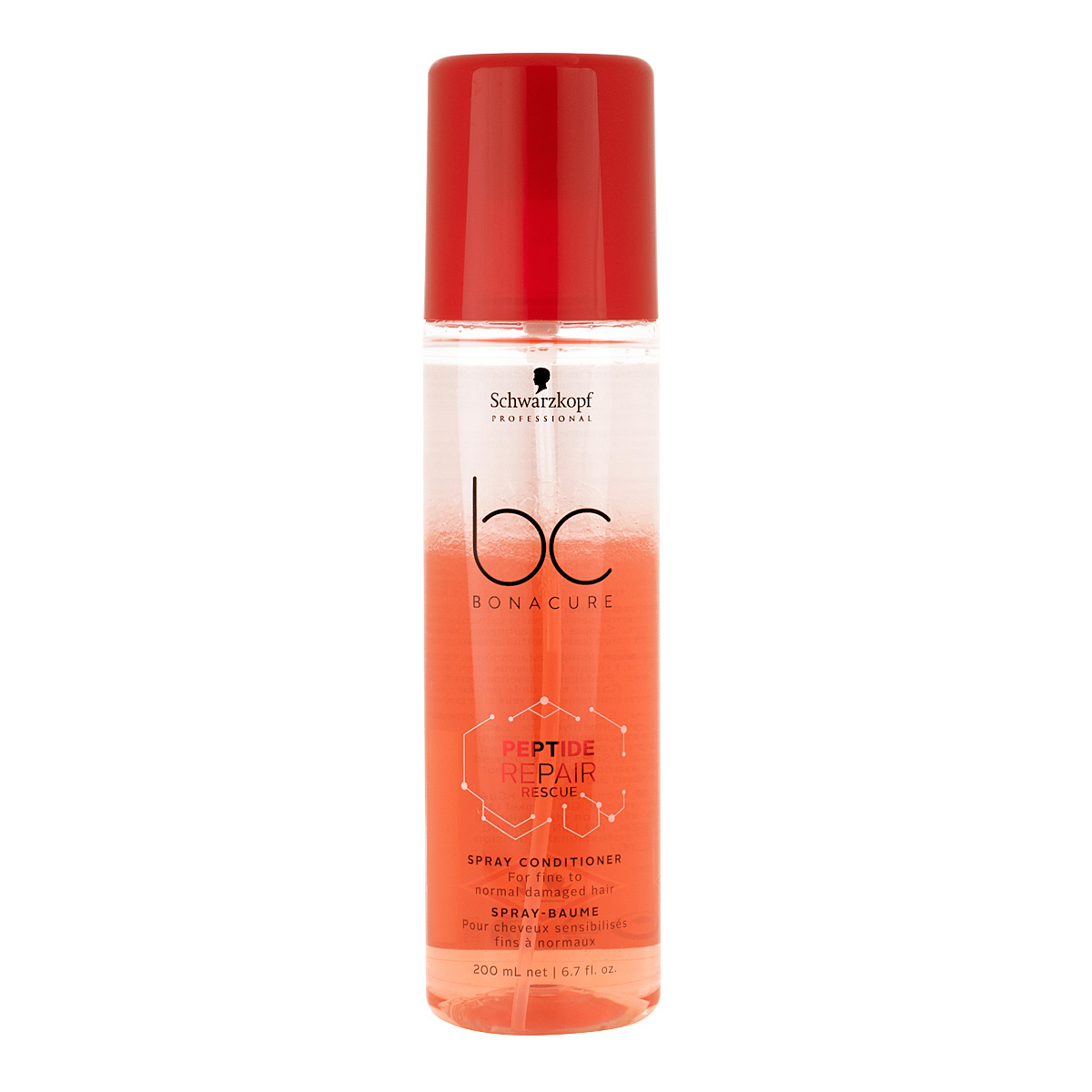 Schwarzkopf BC Bonacure Peptide Repair Rescue Spray Conditioner 200ml For Fine to Normal Damaged