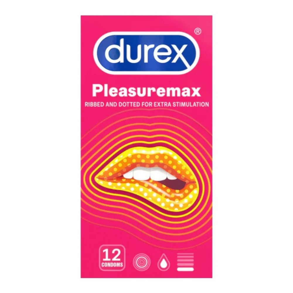 Durex Condoms Pleasure Max Pack of 12
