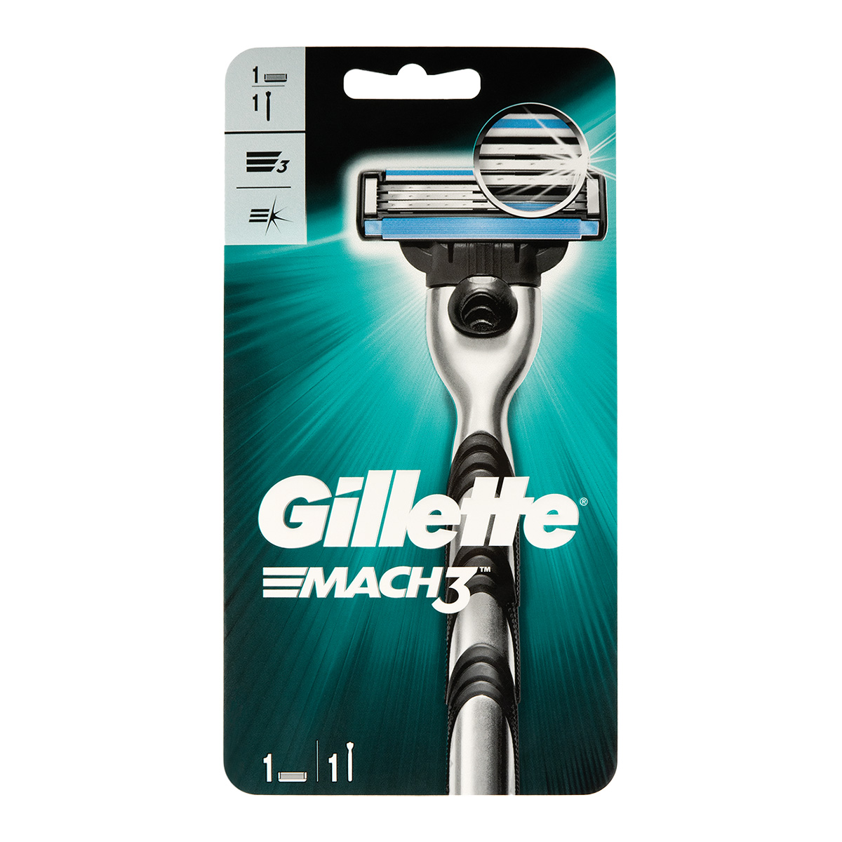 Gillette Mach3 Razor + 1 Blade