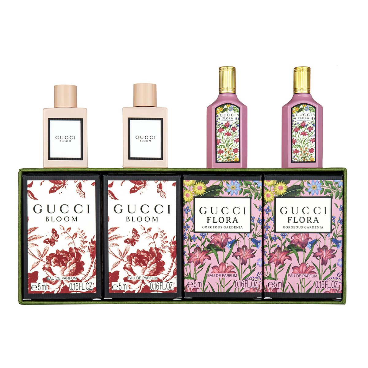 Gucci Miniatures Bloom & Flora Fragrance Miniatures Set