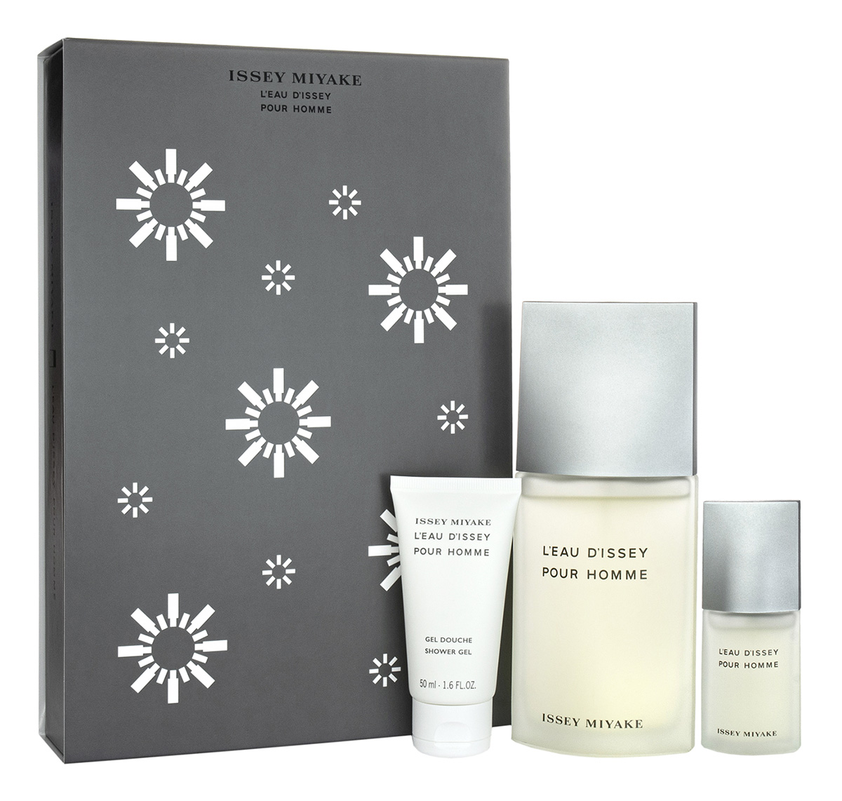 Issey Miyake L'eau D'issey Pour Homme Eau de Toilette 125ml 3 Piece Gift Set