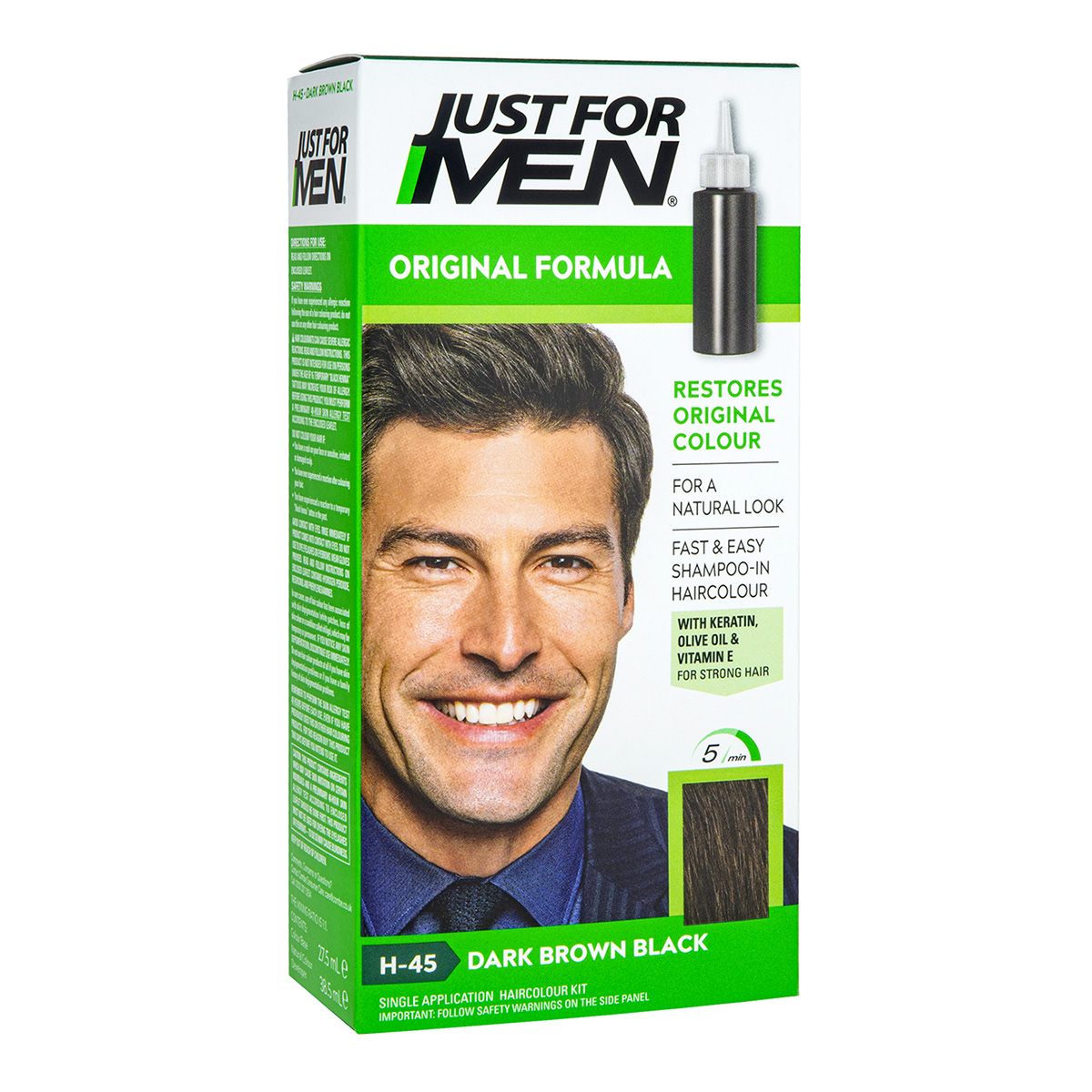 Just For Men Hair Colour Original Formula Dark Brown Black H45
