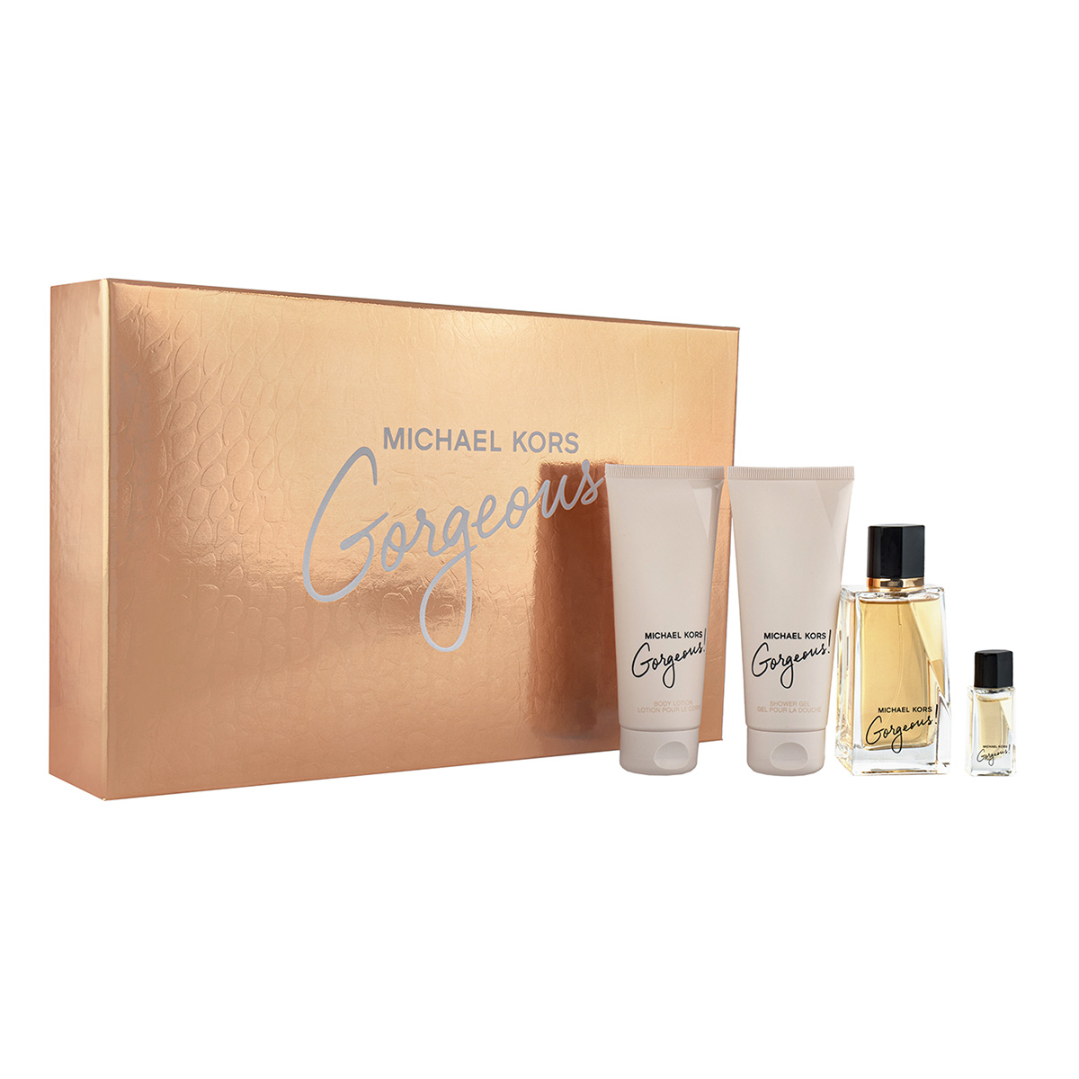 Michael Kors Gorgeous Eau de Parfum 100ml Spray 4 Piece Gift Set