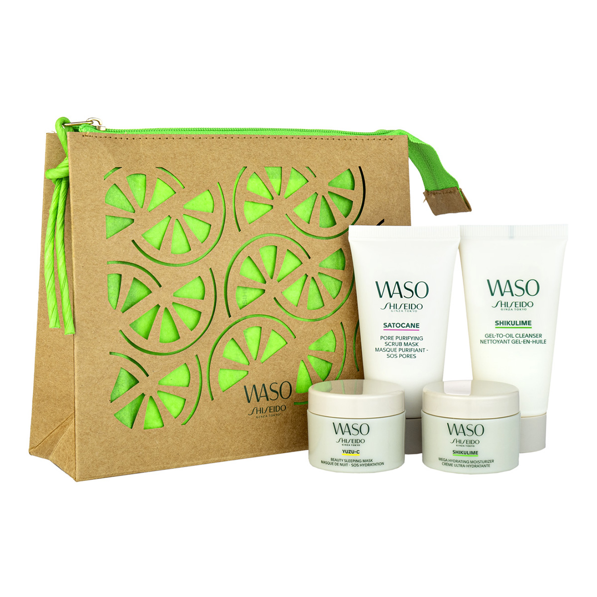 Shiseido Waso Essentials On The Go 5 Piece Set