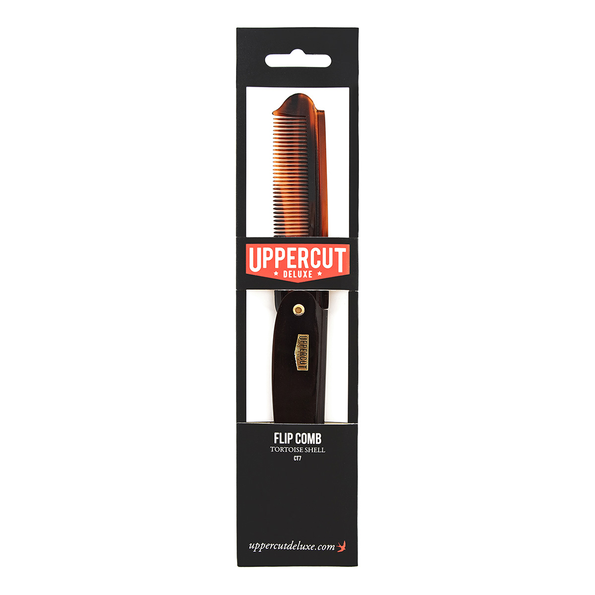 Uppercut Deluxe Tortoise Shell CT57 Flip Comb