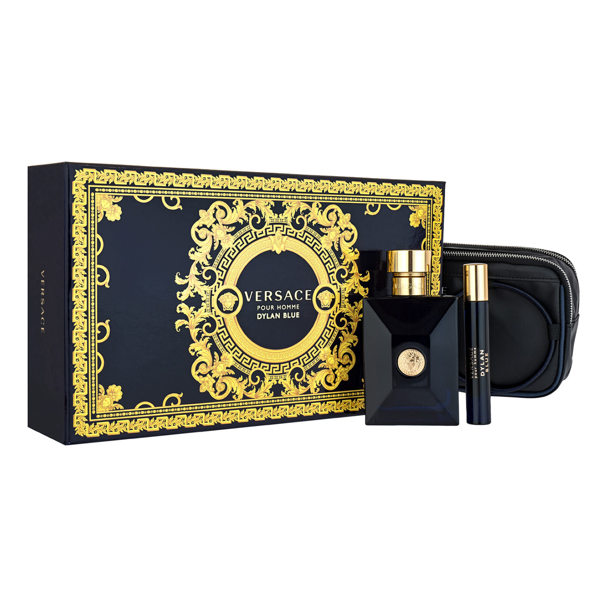 Versace Dylan Blue Pour Homme Eau de Toilette 100ml 3 Piece Gift Set
